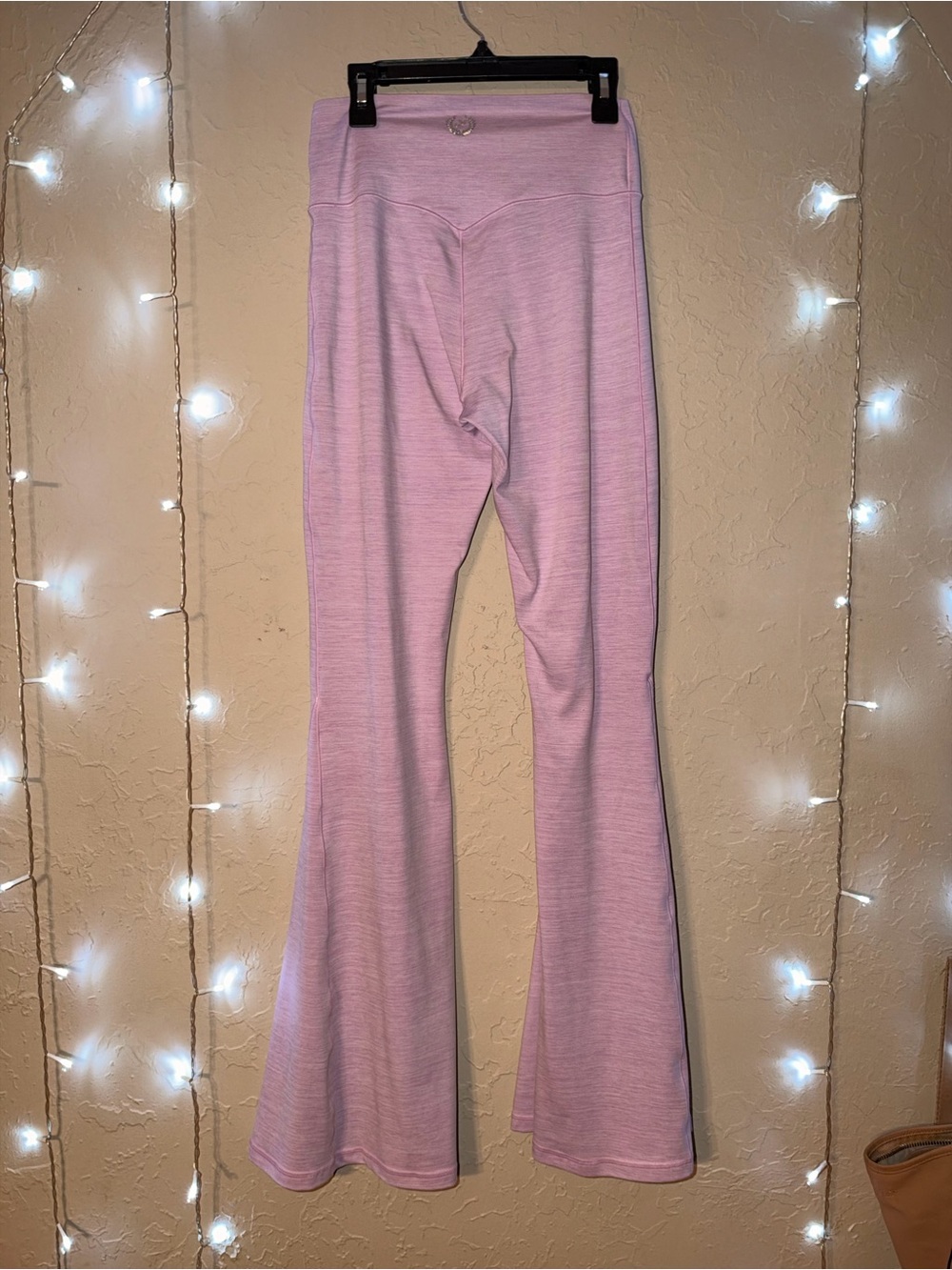 Victoria's Secret PINK light pink/purple flare leggings